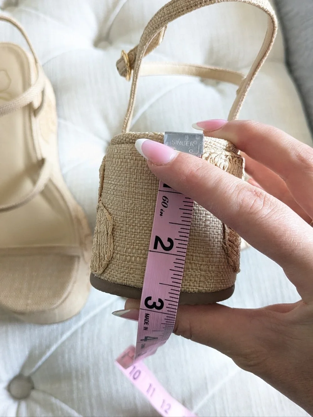 Larroude stylish beige